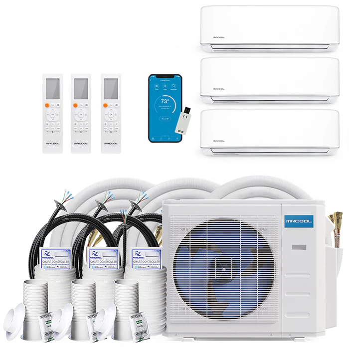 MRCOOL DIY Multi-Zone Ductless Mini-Split Air Conditioner with Heat Pump - 3 Zone Wall Mounted, 230 Volt - Image 44