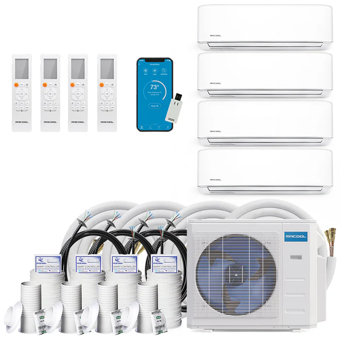 MRCOOL DIY Multi-Zone Ductless Mini-Split Air Conditioner with Heat Pump - 4 Zone Wall Mounted, 230 Volt - Image 30