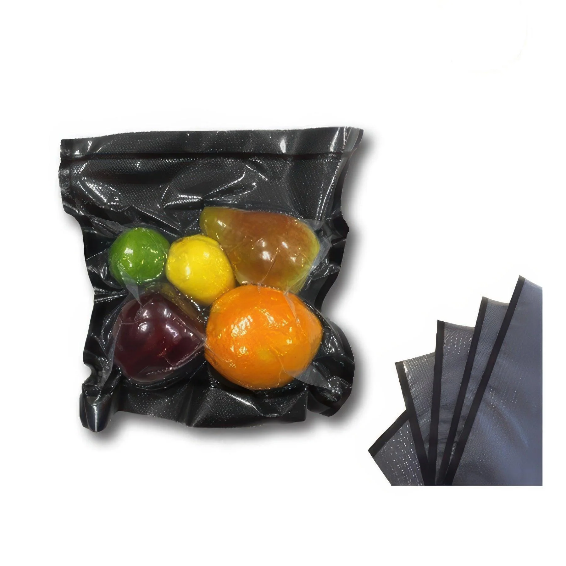 NatureVAC Pre-cut Vacuum Seal Bags, Black/Clear, 15 in. x 20 in. - Pack of 50