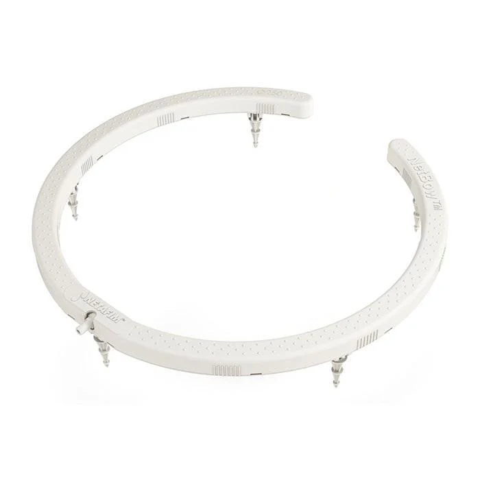 Netafim 10 Inch NetBow Drip Irrigation Ring, 36 Inch White PE Tubing - Pack of 50 (NETBOW10-36WH) - Carton of 5 Packs
