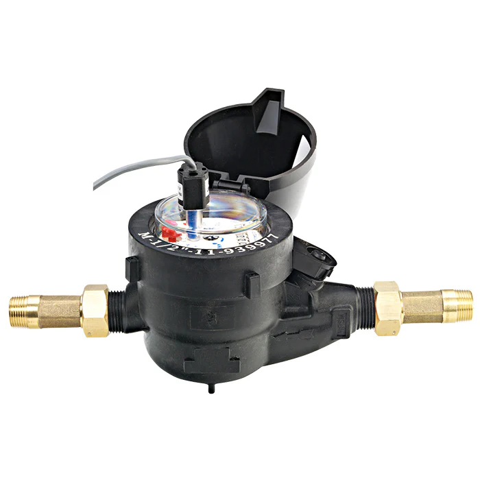 Netafim Plastic M Water Meter, 3/4 Inch, .0015 Gallons Per Pulse, Photo Diode Register (36MP.75PG.0015)