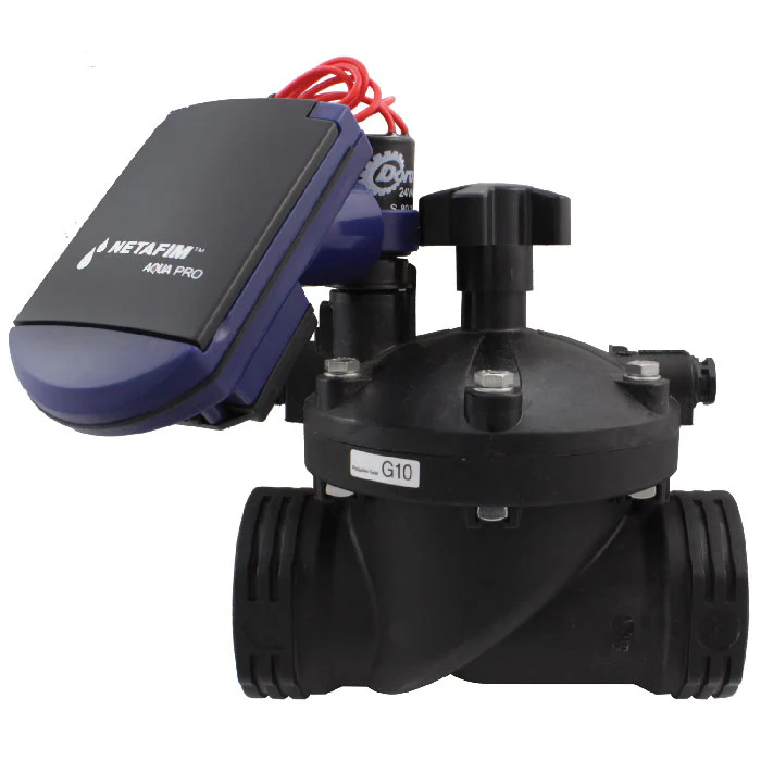 Netafim Series 80 Globe Control Valve With Controller, 1 Inch, 12DCL (61ET1TT-CONT)