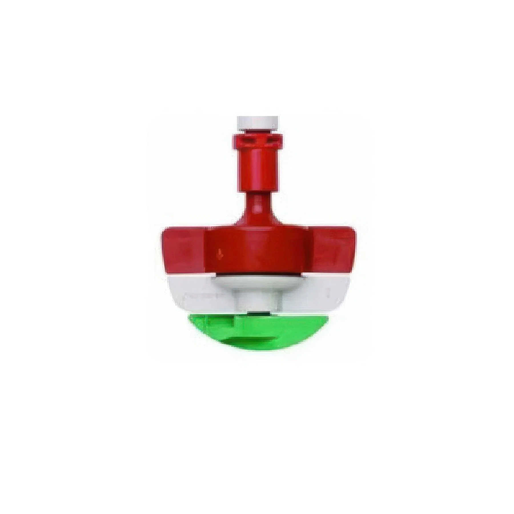 Netafim SpinNet Sprinkler Head with Check Valve, Red Mist, Red Body, Green Spinner with Check Valve, 18.4 GPH - Pack of 25 (03551200070GL-B)