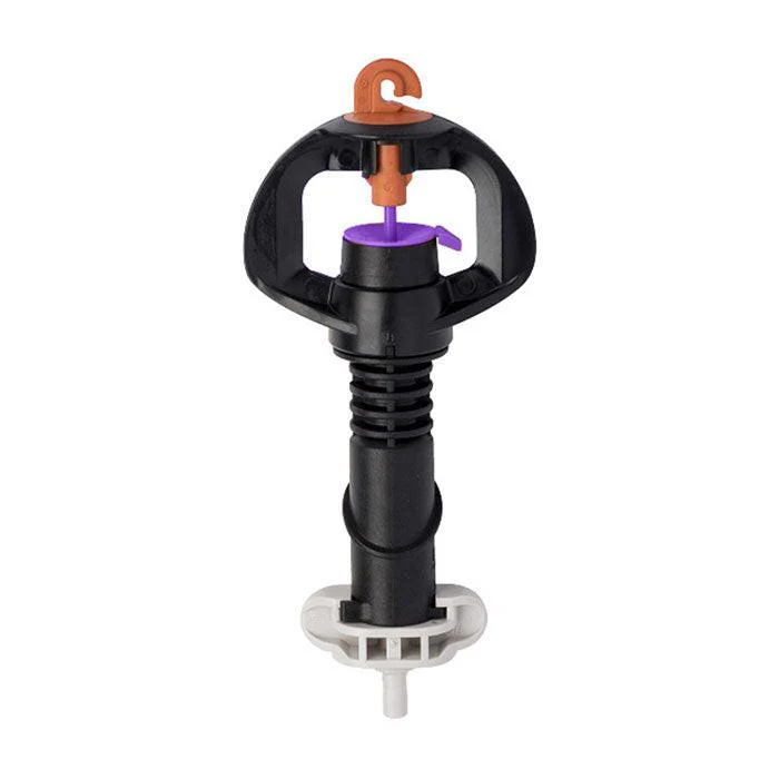 Netafim SuperNet Rotating Sprinkler Head, LR Swivel, Gray, 15.3 GPH, Pack of 25