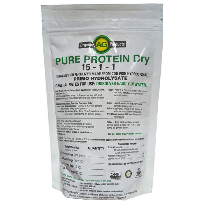 Organic AG Products Pure Protein Dry Organic Fish Fertilizer