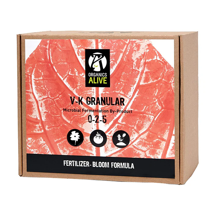 Organics Alive V-K Granular Slow Release Bloom 0-2-5, 5 lbs.