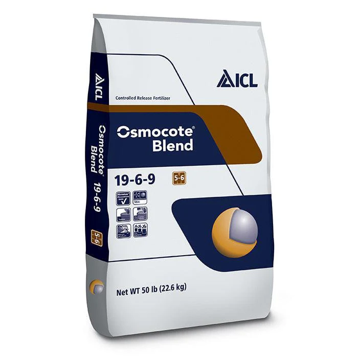 Osmocote Blend 19-6-9, 5-6 mo. Controlled-Release Fertilizer with Fusion Technology, 50 lbs.