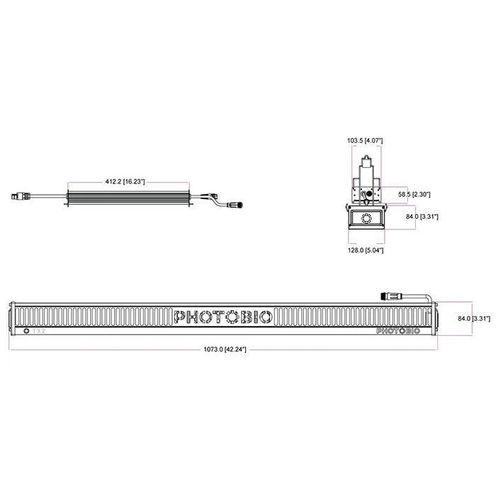 PHOTOBIO TX2 800 Watt LED Grow Light, 277 Volt L7-15P Cord - Image 8