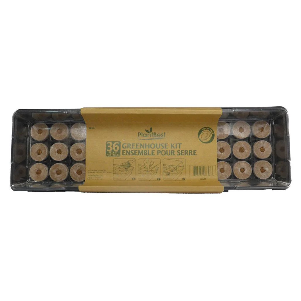 PlantBest 35mm Pellet Instant Greenhouse Kit, Pack of 36 - Case of 24