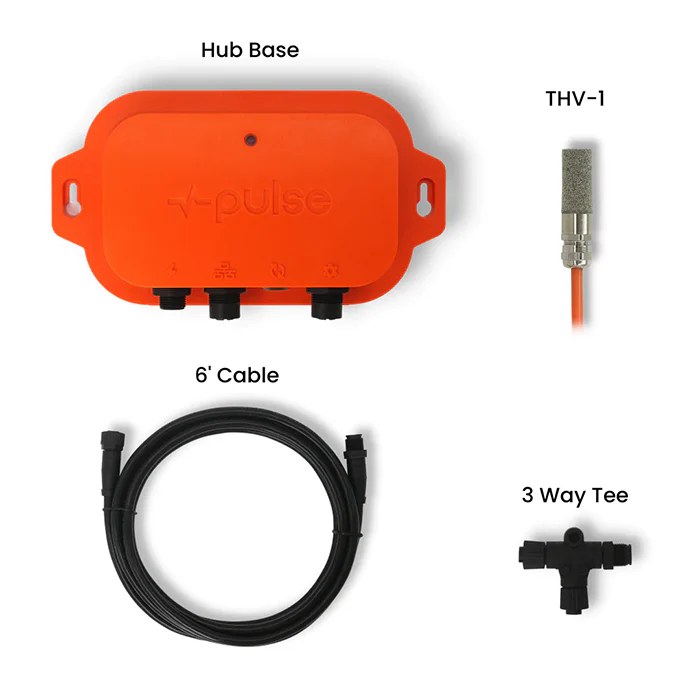 Pulse Hub Environmental Monitor Starter Kit With THV-1 Temperature, Humidity, and VPD Sensor - Image 2