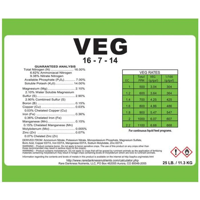 Rare Dankness Nutrients Perfecta Veg - Image 5