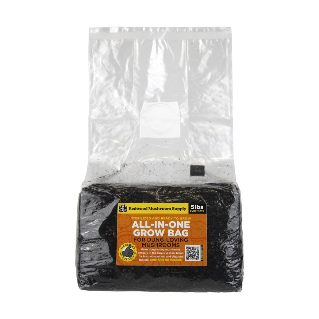 Redwood Mushroom Supply All-in-One Mushroom Grow Bag - Dung Loving - Image 2