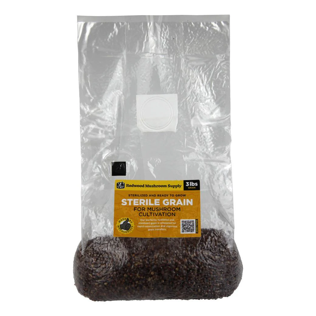 Redwood Mushroom Supply Sterilized Sorghum Grain Bag - Image 2