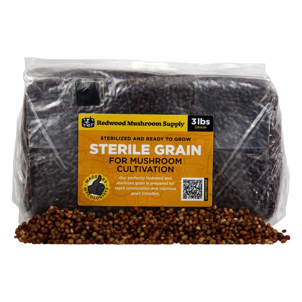 Redwood Mushroom Supply Sterilized Sorghum Grain Bag - Image 3