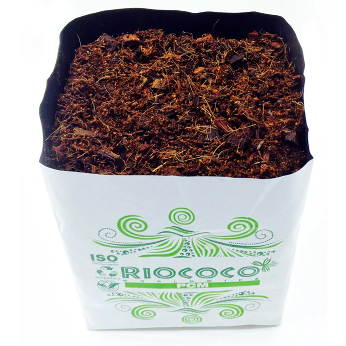 RIOCOCO PCM Commercial Open Top Coco Grow Bag, 5 Gallon - Pack of 6