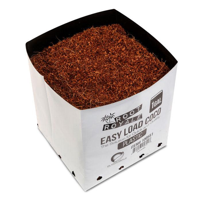 Root Royale Easy Load Coco Plastic Grow Bag, 1 Gallon - Case of 64 - Image 2