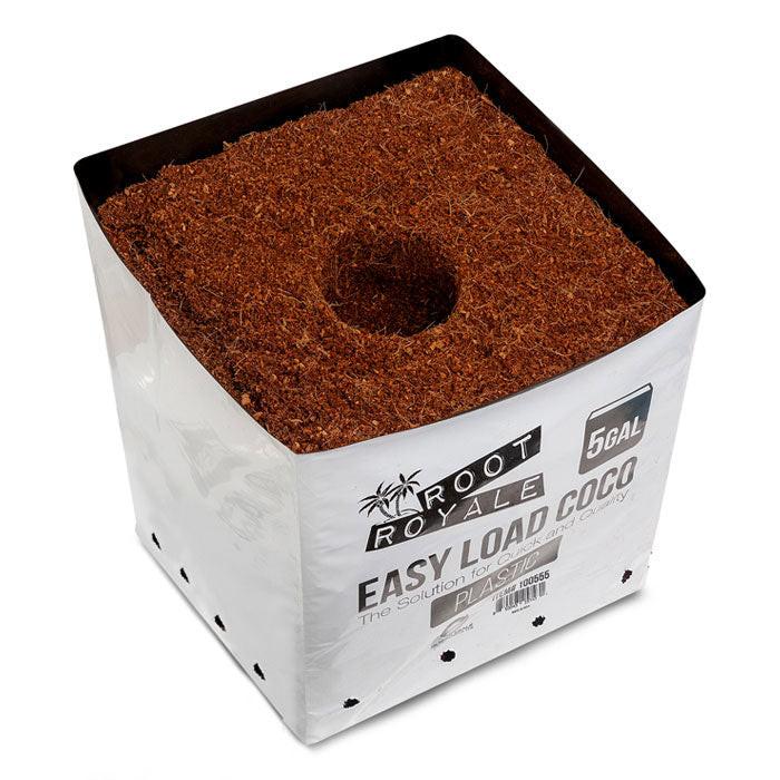 Root Royale Easy Load Coco Plastic Grow Bag, 5 Gallon - Case of 12 - Image 2