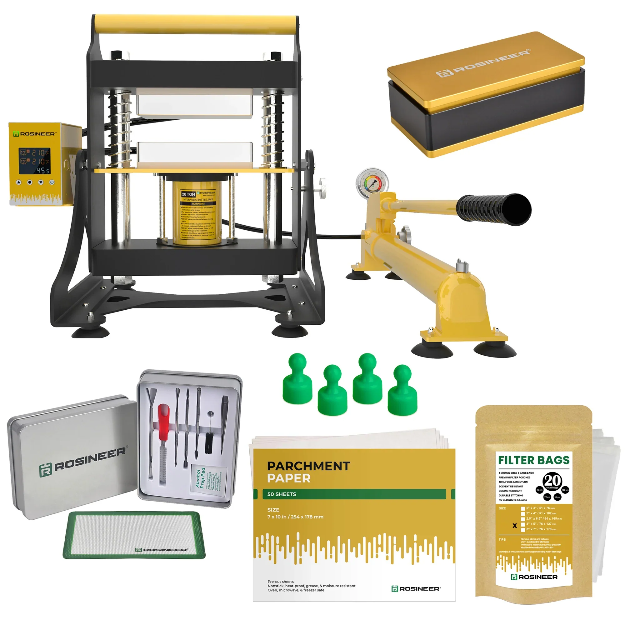 Rosineer SWING 20-Ton Hydraulic Rosin Press - Image 5