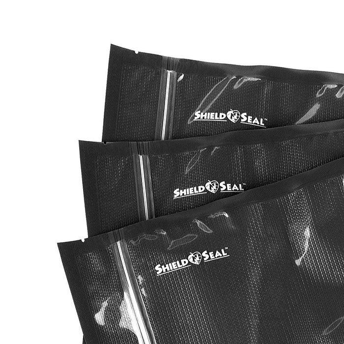 Shield N Seal 1200 Pre-cut Vacuum Seal Bags with Zipper, Clear and Black, 11 in. x 23 in., Pack of 50 - Image 3