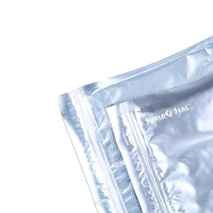 Shield N Seal 1300 Pre-cut Vacuum Seal Bags with Zipper, Clear and Metallic, 15 in. x 20 in., Pack of 50 - Image 2