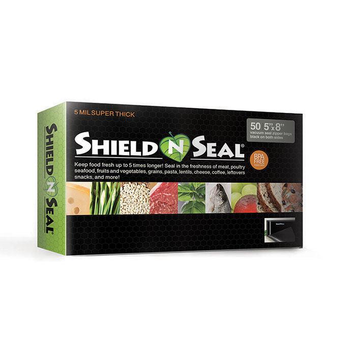 Shield N Seal 1700 Pre-cut Vacuum Seal Bags with Zipper, Black, 5 in. x 8 in., Pack of 50 - Image 4