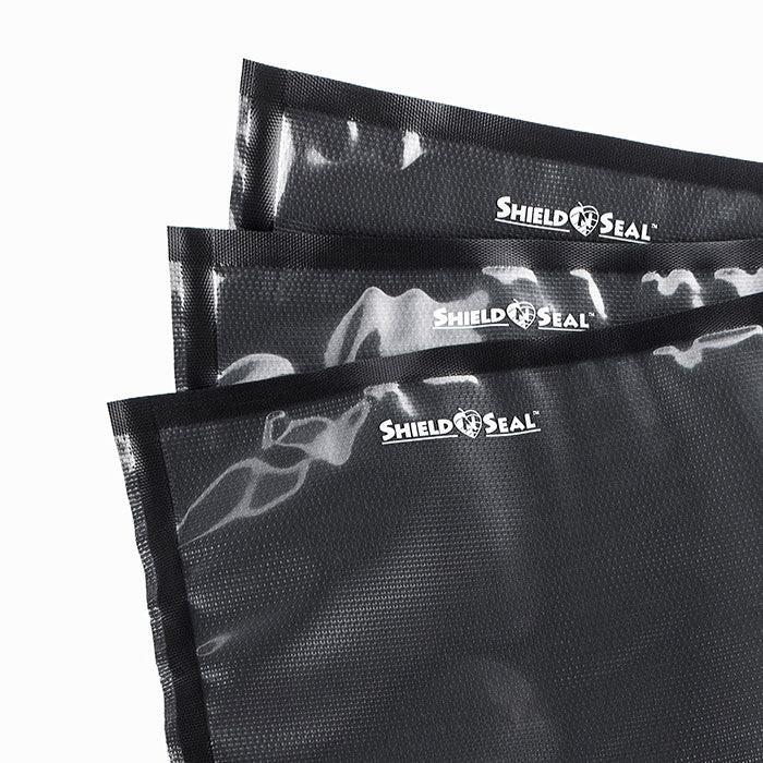 Shield N Seal 500 Pre-cut Vacuum Seal Bags, Clear and Black, 15 in. x 20 in., Pack of 50 - Image 2