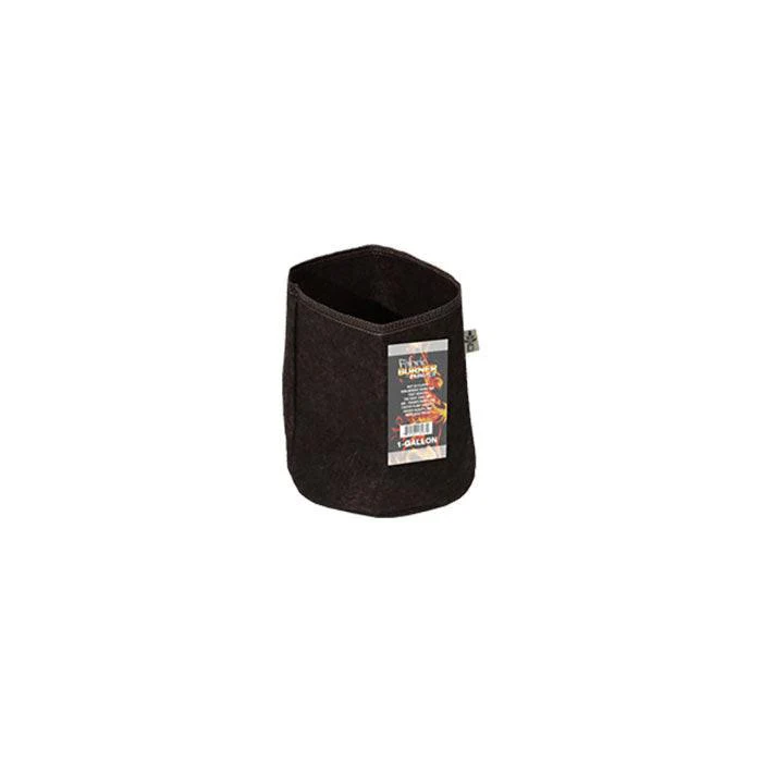 Spring Pot Burner 1 Gallon Fabric Pot, Black - Case of 500