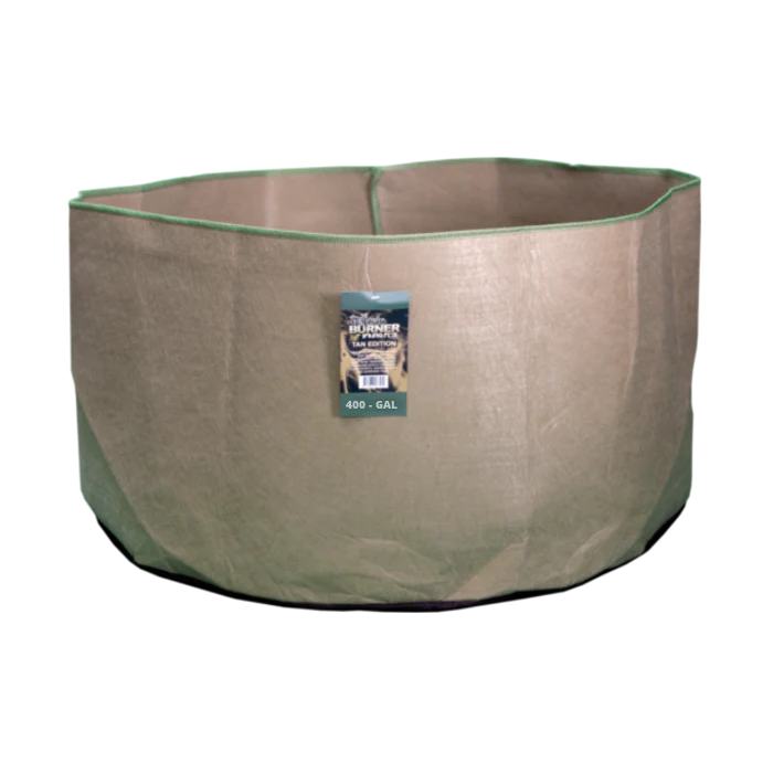 Spring Pot Burner 400 Gallon Fabric Pot, Tan - Case of 10