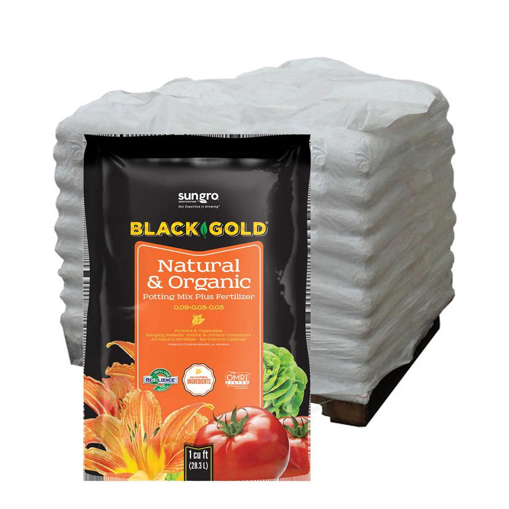 SunGro Horticulture Black Gold Potting Soil Plus Fertilizer 0.09-0.03-0.03 - Image 5