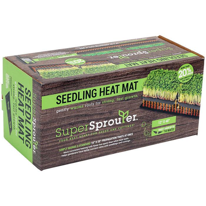 Super Sprouter 2 Tray Seedling Heat Mat, 12 in. x 48 in. - Image 3