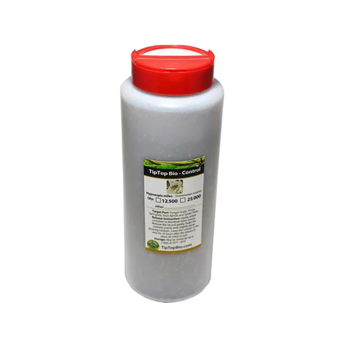 Tip Top Bio-Control Hypoaspis Miles/Stratiolaelaps Scimitus Beneficial Mites, Bottle of 25,000