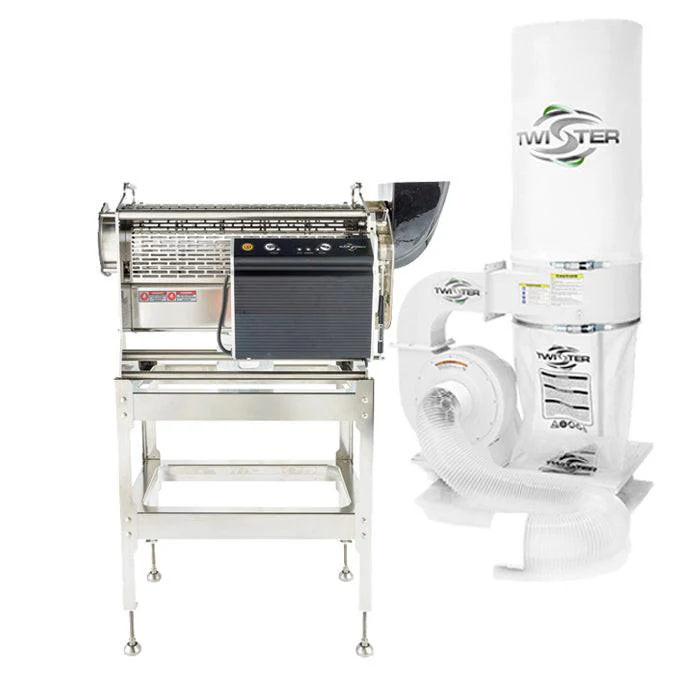 Twister T4 PRO VSC Stainless Steel Trimming Machine with Leaf Collector Vacuum & 2 Standard Tumblers - Image 2