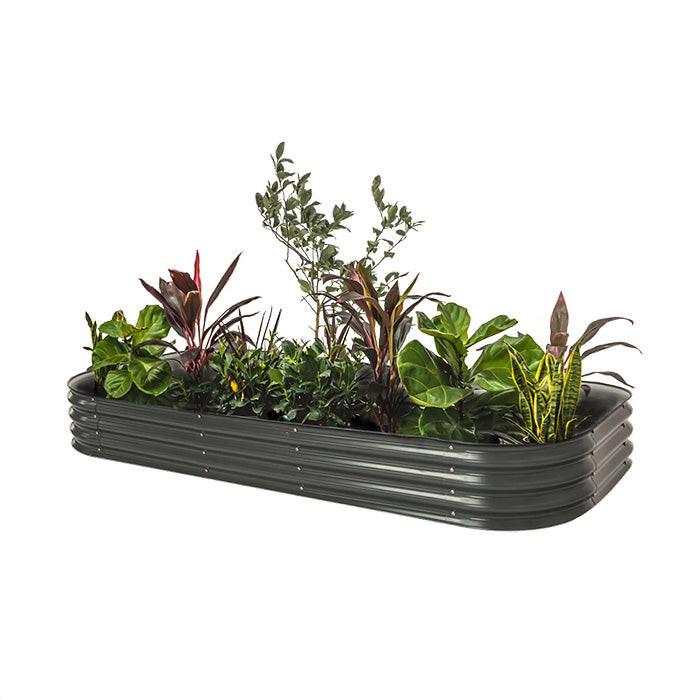 Vego Garden 11 Inch Tall 10 in 1 Modular Metal Raised Garden Bed Kit - Image 6