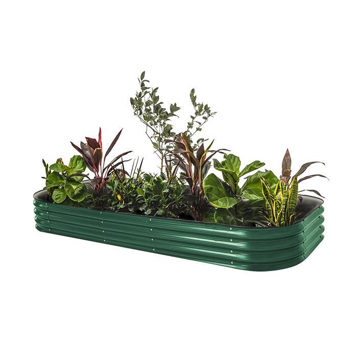 Vego Garden 11 Inch Tall 10 in 1 Modular Metal Raised Garden Bed Kit - Image 7