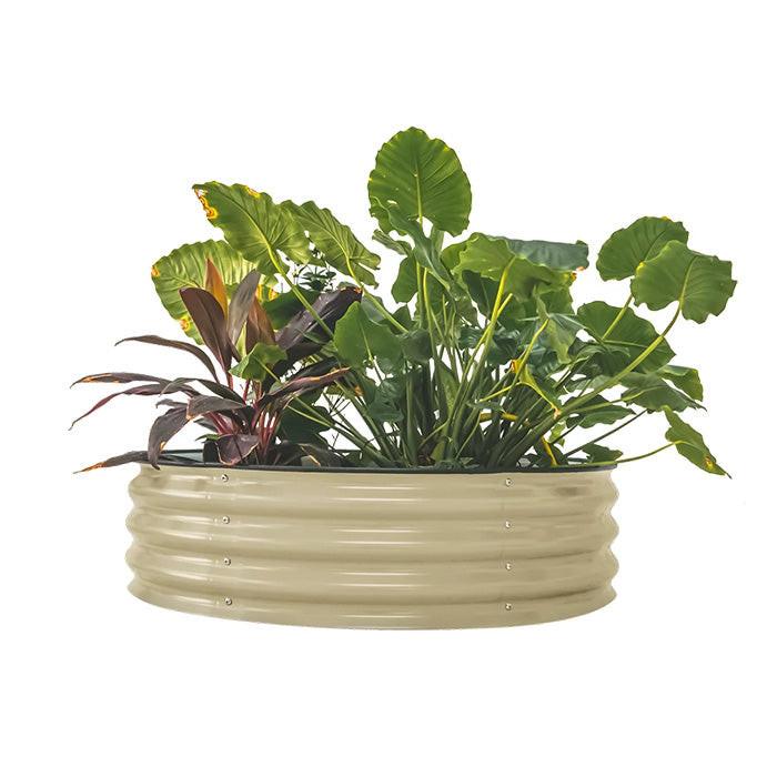 Vego Garden 11 Inch Tall 42 Wide Round Metal Raised Garden Bed - Image 6