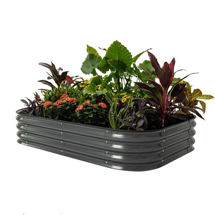 Vego Garden 11 Inch Tall 6 in 1 Modular Metal Raised Garden Bed Kit - Image 2