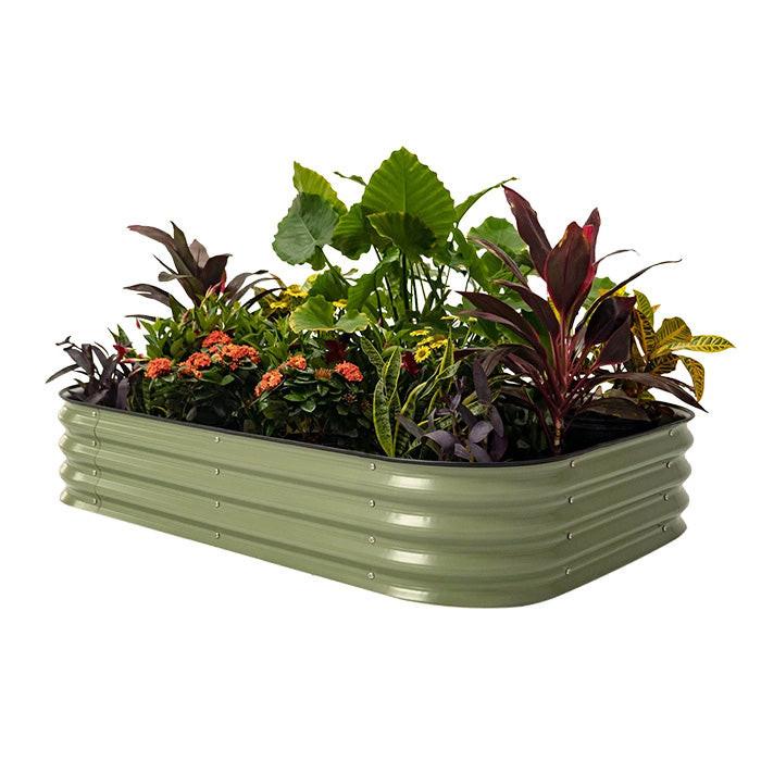 Vego Garden 11 Inch Tall 6 in 1 Modular Metal Raised Garden Bed Kit - Image 7