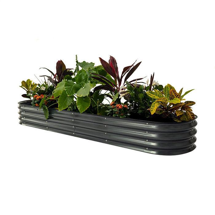 Vego Garden 11 Inch Tall 9 in 1 Modular Metal Raised Garden Bed Kit - Image 8