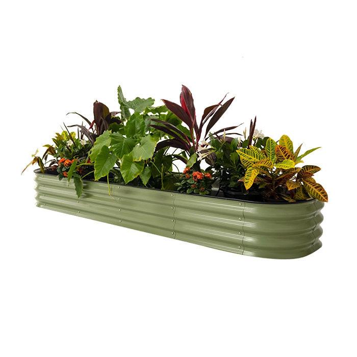 Vego Garden 11 Inch Tall 9 in 1 Modular Metal Raised Garden Bed Kit - Image 2