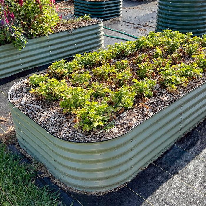 Vego Garden 17 Inch Tall 10 in 1 Modular Metal Raised Garden Bed Kit - Image 15