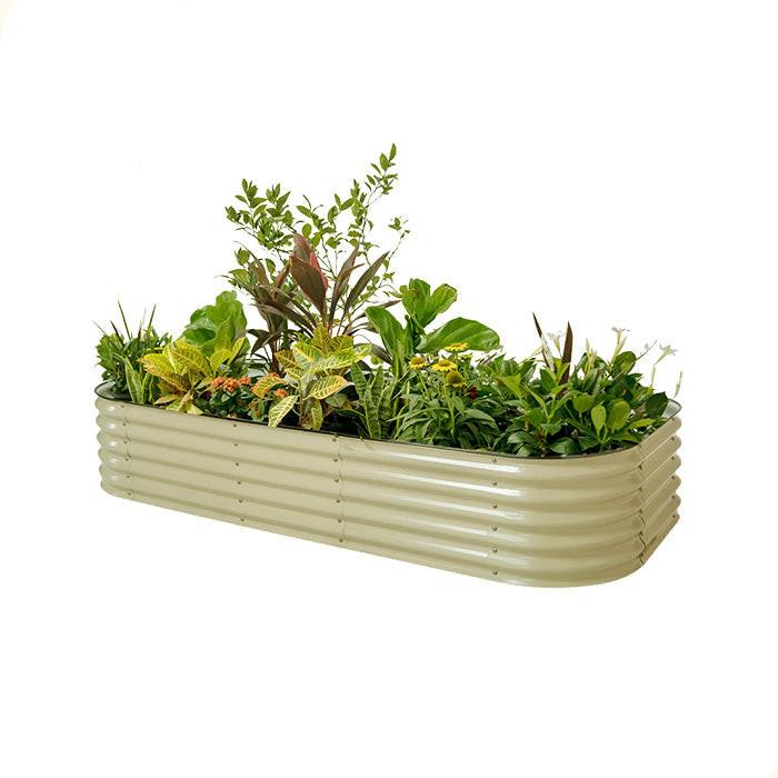 Vego Garden 17 Inch Tall 10 in 1 Modular Metal Raised Garden Bed Kit - Image 8