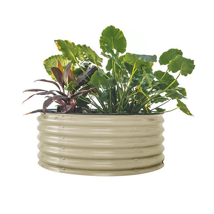 Vego Garden 17 Inch Tall 42 Wide Round Metal Raised Garden Bed - Image 8