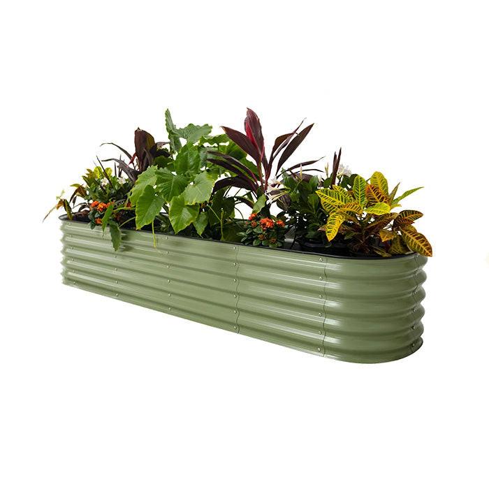 Vego Garden 17 Inch Tall 9 in 1 Modular Metal Raised Garden Bed Kit - Image 3