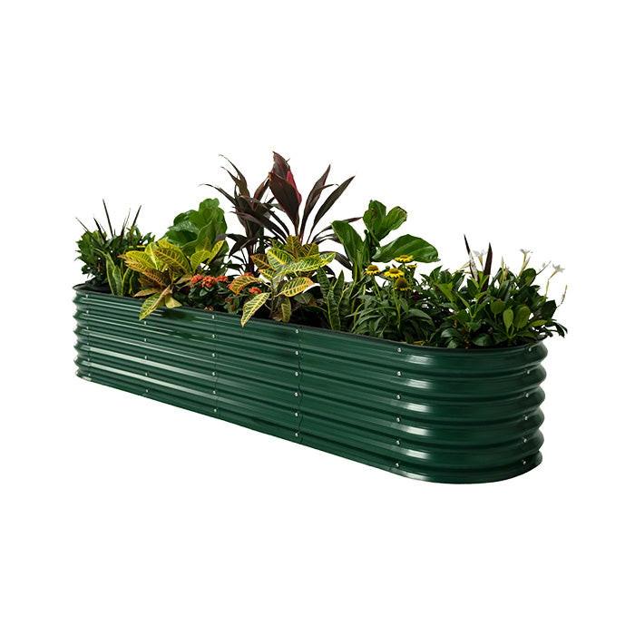 Vego Garden 17 Inch Tall 9 in 1 Modular Metal Raised Garden Bed Kit - Image 4