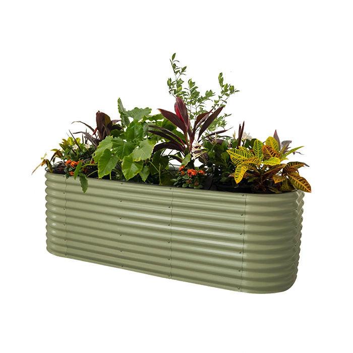 Vego Garden 32 Inch Tall 10 in 1 Modular Metal Raised Garden Bed Kit - Image 4