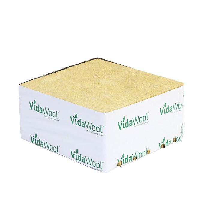 VidaWool Rockwool Block 256 No Hole, 8 Inch x 8 Inch x 4 Inch, Case of 36 - Pallet of 20 Cases (720 Total Blocks) - Image 3