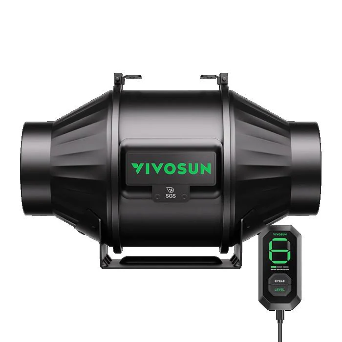 Vivosun AeroZesh T Series Inline Fan with E12 Speed Controller - Image 3