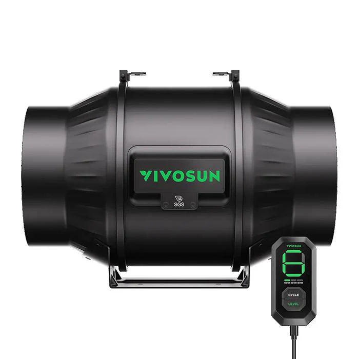 Vivosun AeroZesh T Series Inline Fan with E12 Speed Controller - Image 4