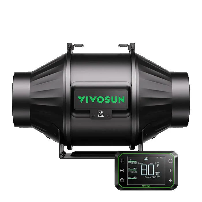 Vivosun AeroZesh T Series Inline Fan with E42A Controller - Image 3