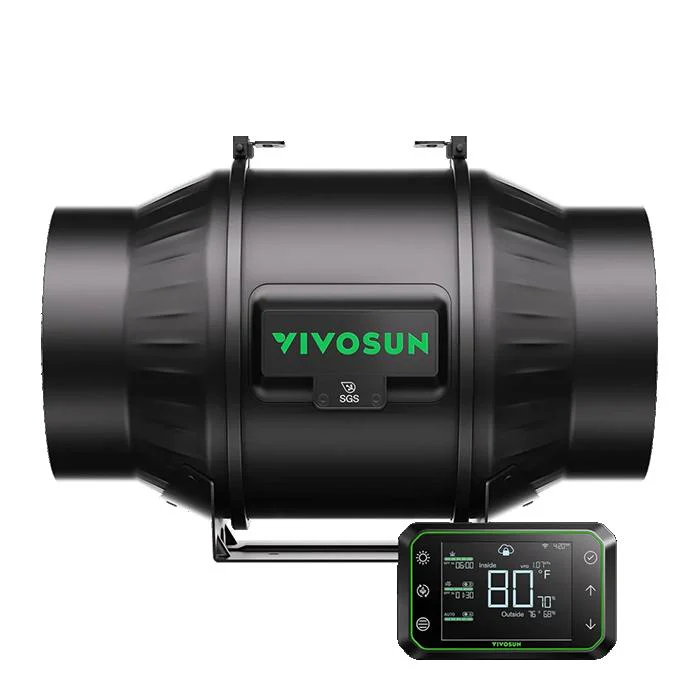 Vivosun AeroZesh T Series Inline Fan with E42A Controller - Image 4